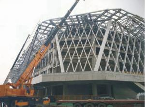 华中科技大学体育场钢结构安装工程